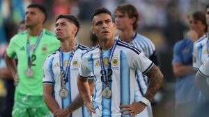 Lautaro Martinez Kecewa Hanya Jadi Penonton saat Argentina Kalah